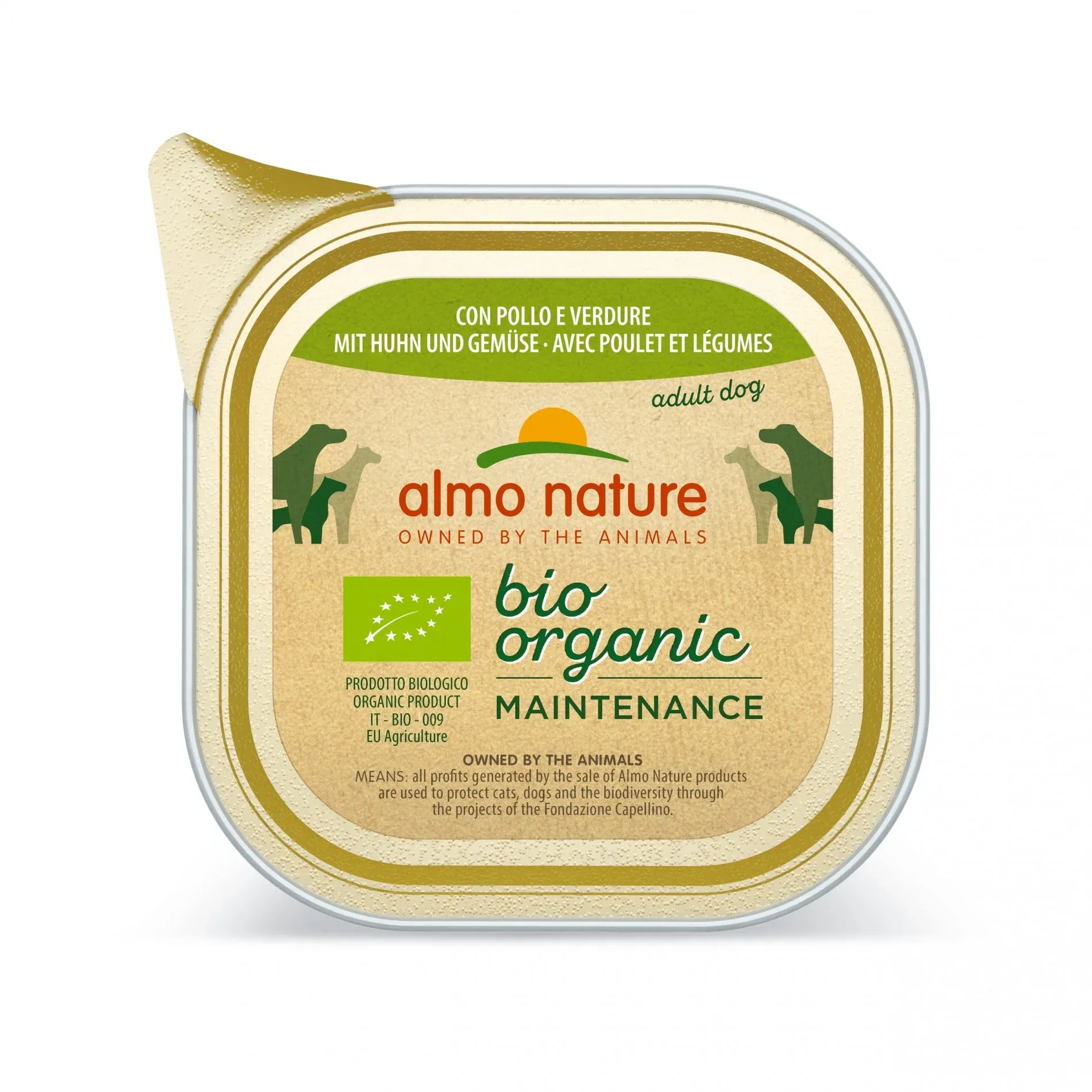 Almo Nature Pâtées Chien Adulte - Bio Organic Maintenance - 9 x 300 g – Image 3