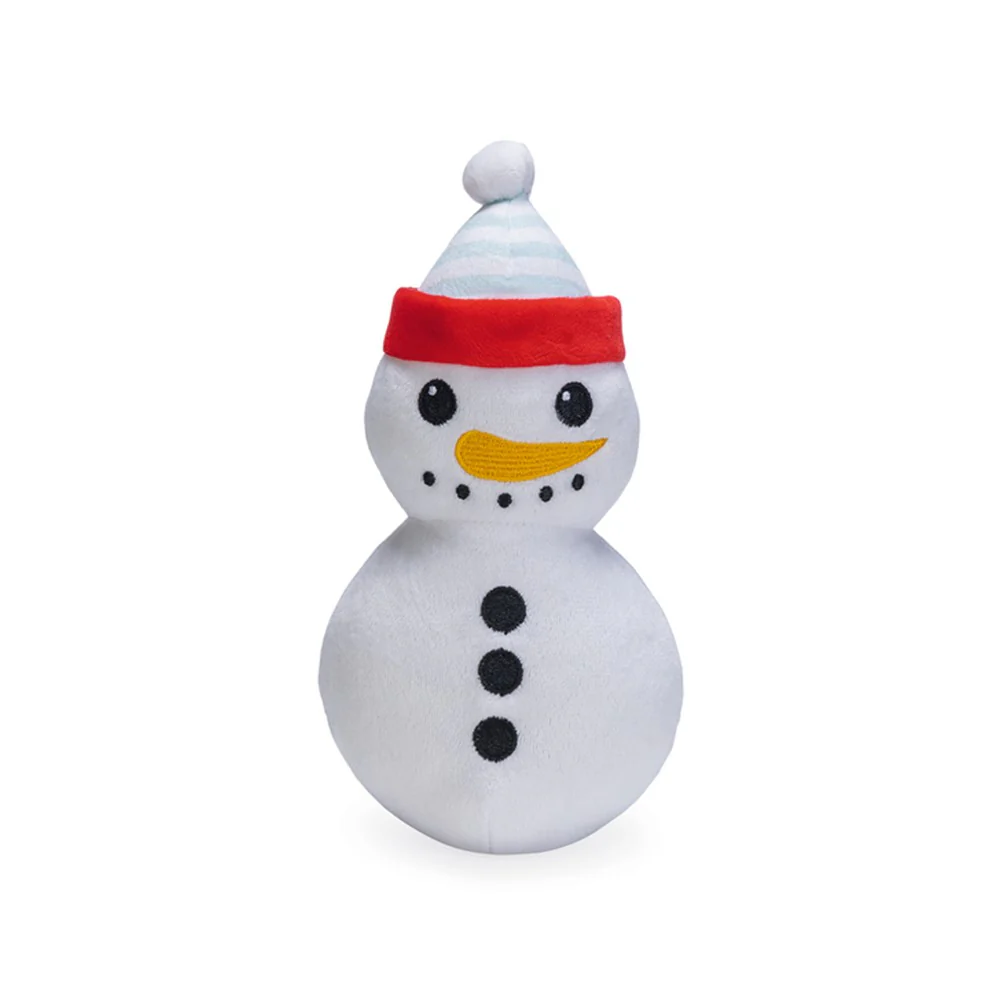 Peluche bonhomme de neige de Noël