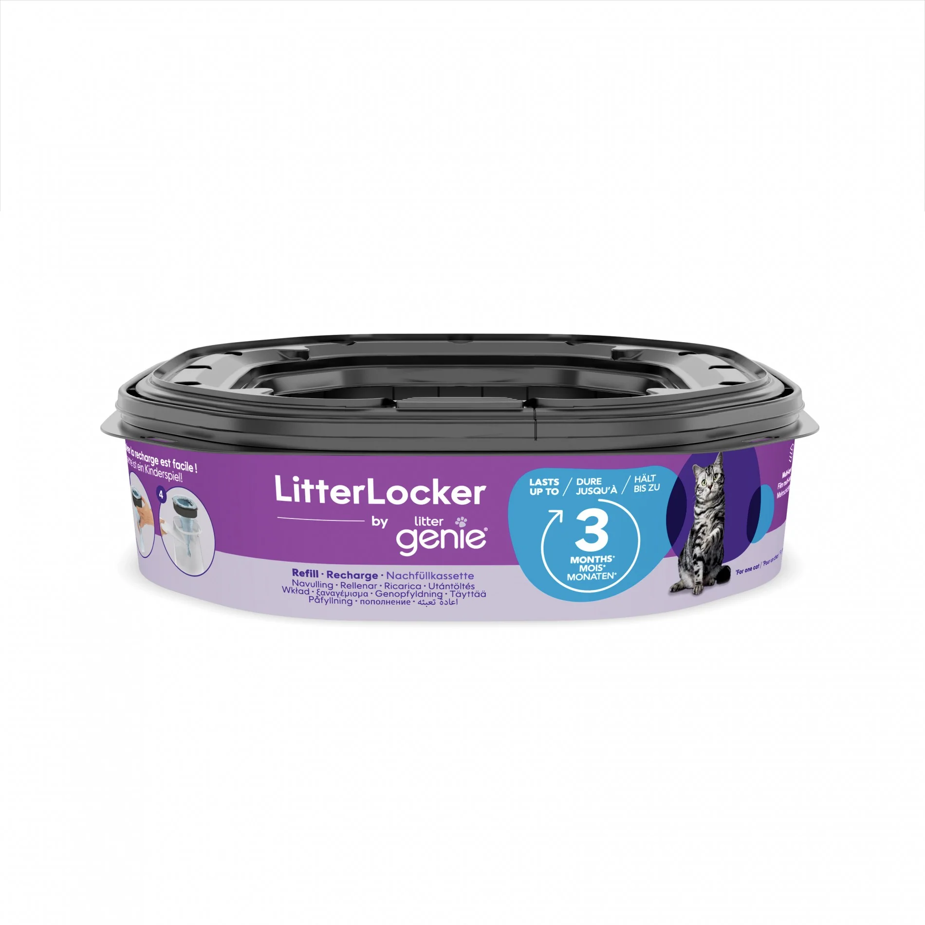 Recharge octogonale pour poubelle Litter Locker Fashion & Litter Genie