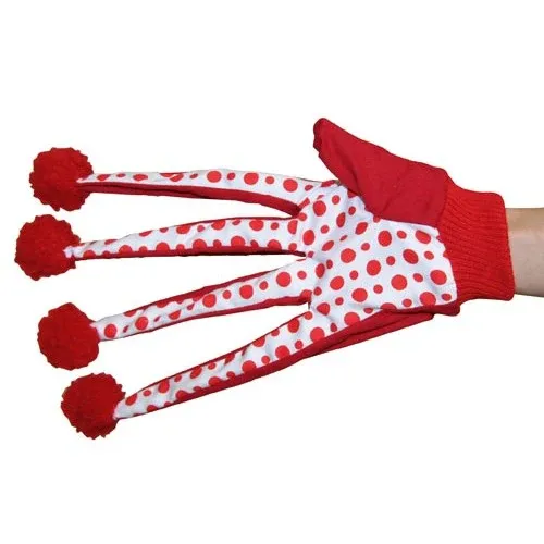 Gant de jeu avec pompons