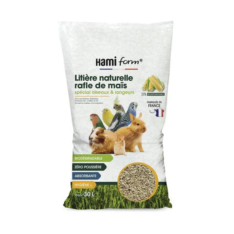 Litière naturelle en rafle de maïs – Image 2
