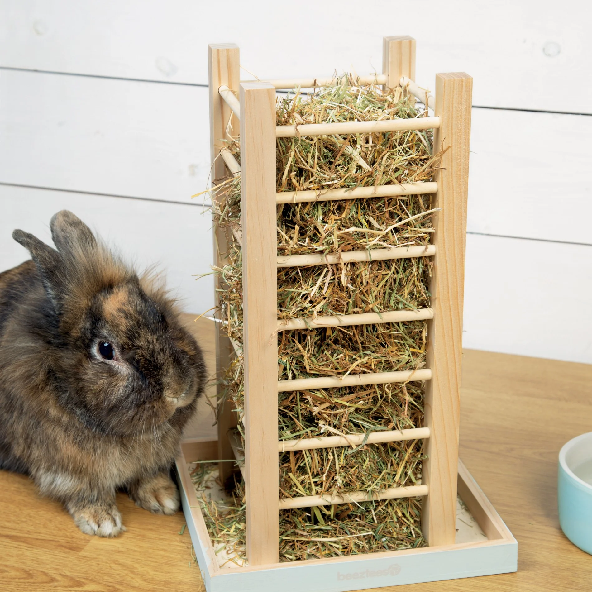 Tour râtelier Denga – Beige & bleu – Image 2